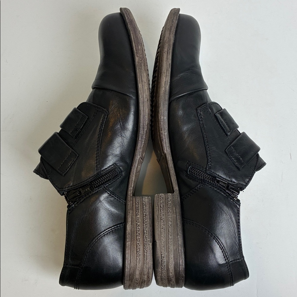 Miz Mooz Black Liam Oxford‎ Leather Loafer 11 Preppy Academia - Picture 14 of 16